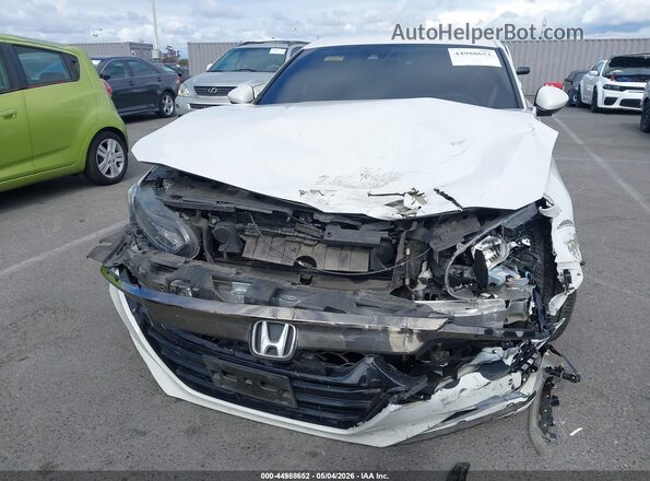 1HGCV1F31KA016373 2019 HONDA ACCORD White Вид спереду