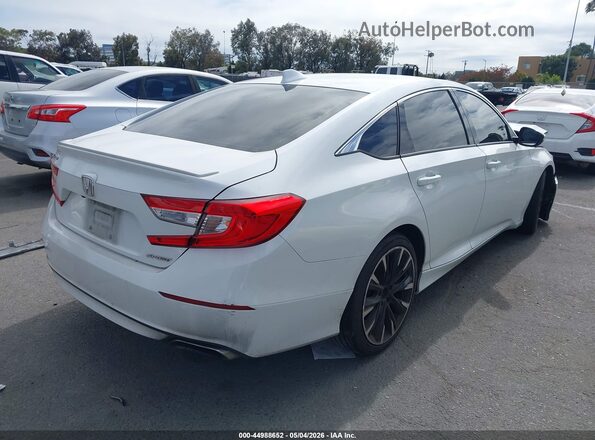 1HGCV1F31KA016373 2019 HONDA ACCORD White Задня права чверть
