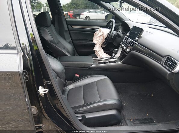 1HGCV1F31KA069638 2019 HONDA ACCORD Black Vista interior delantera
