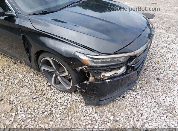 1HGCV1F31KA069638 2019 HONDA ACCORD Black Vista frontal