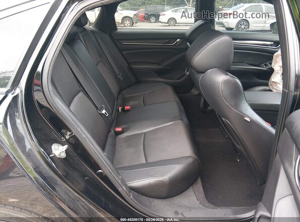 1HGCV1F31KA069638 2019 HONDA ACCORD Black Vista de la etiqueta del VIN