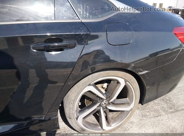 1HGCV1F31MA031779 2021 HONDA ACCORD Черный Вид спереди