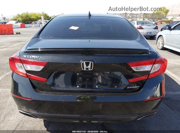 1HGCV1F31MA031779 2021 HONDA ACCORD Черный 