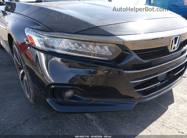 1HGCV1F31MA031779 2021 HONDA ACCORD Черный 