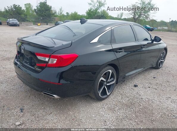 1HGCV1F31MA073112 2021 HONDA ACCORD Black Rear right