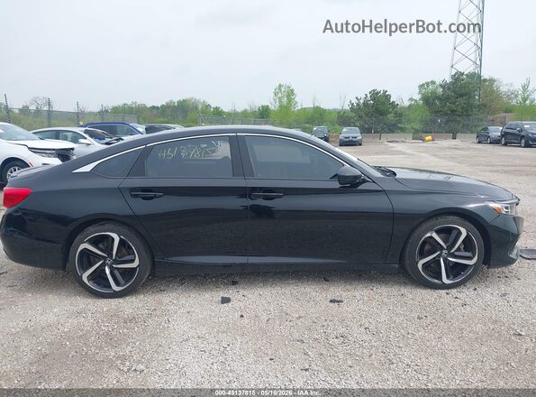 1HGCV1F31MA073112 2021 HONDA ACCORD Black Rear interior view