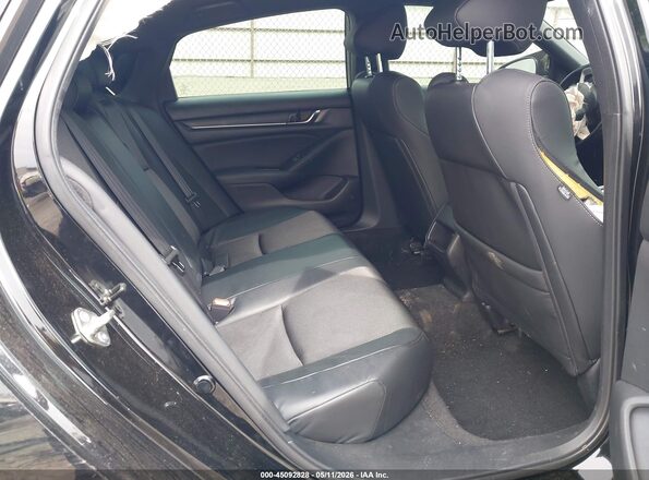 1HGCV1F32JA209629 2018 HONDA ACCORD Black Vista de la etiqueta del VIN