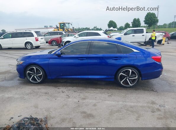 1HGCV1F32KA015653 2019 HONDA ACCORD Blue 360 interior view