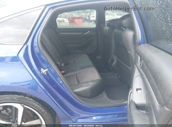 1HGCV1F32KA015653 2019 HONDA ACCORD Blue VIN sticker view