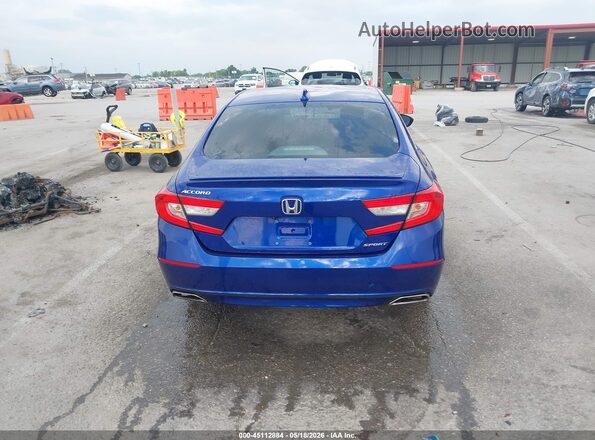 1HGCV1F32KA015653 2019 HONDA ACCORD Blue 