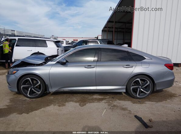 1HGCV1F32KA081698 2019 HONDA ACCORD Silver Панорамний вид салону 360°