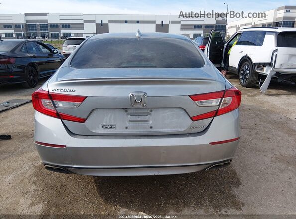 1HGCV1F32KA081698 2019 HONDA ACCORD Silver 