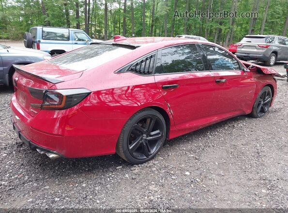 1HGCV1F32KA152172 2019 HONDA ACCORD Красный 