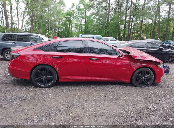 1HGCV1F32KA152172 2019 HONDA ACCORD Красный 