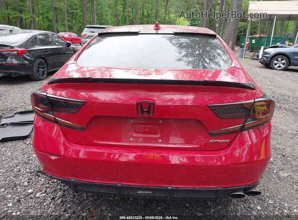 1HGCV1F32KA152172 2019 HONDA ACCORD Красный 