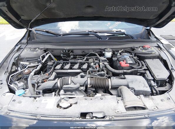 1HGCV1F32LA052879 2020 HONDA ACCORD Черный Вид сзади