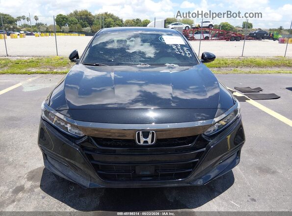 1HGCV1F32LA052879 2020 HONDA ACCORD Черный Вид щитка приборов