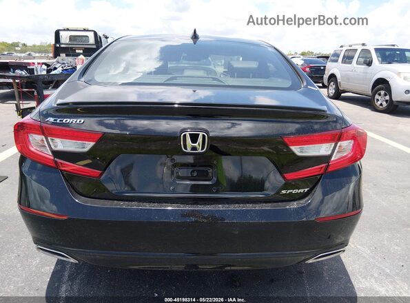 1HGCV1F32LA052879 2020 HONDA ACCORD Черный 