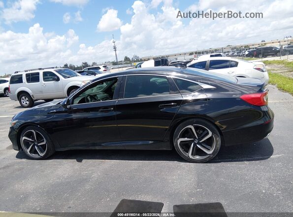 1HGCV1F32LA052879 2020 HONDA ACCORD Черный Панорамный вид салона 360°