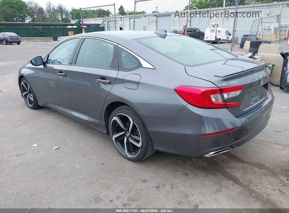 1HGCV1F32LA083100 2020 HONDA ACCORD Gray Rear left