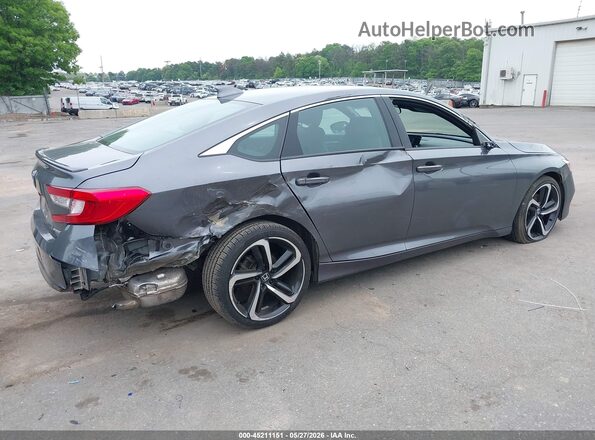 1HGCV1F32LA083100 2020 HONDA ACCORD Gray Front view
