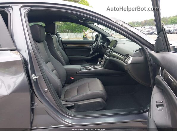 1HGCV1F32LA083100 2020 HONDA ACCORD Gray Front interior view