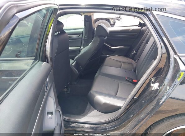 1HGCV1F32LA132988 2020 HONDA ACCORD Black Widok naklejki z numerem VIN