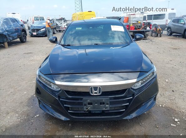 1HGCV1F32LA132988 2020 HONDA ACCORD Black Widok zestawu wskaźników