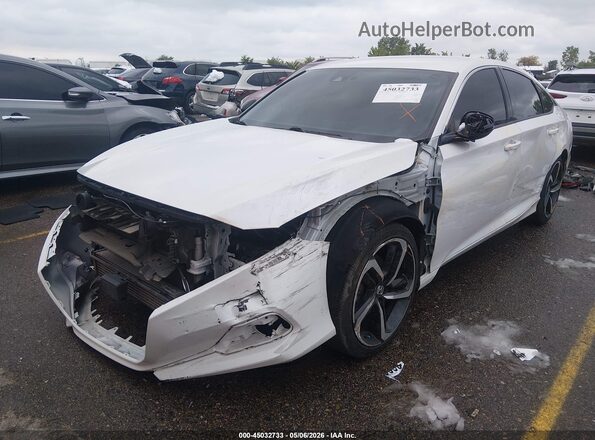 1HGCV1F32MA039700 2021 HONDA ACCORD White 