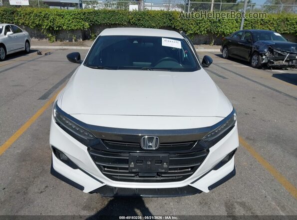 1HGCV1F32MA046940 2021 HONDA ACCORD White 