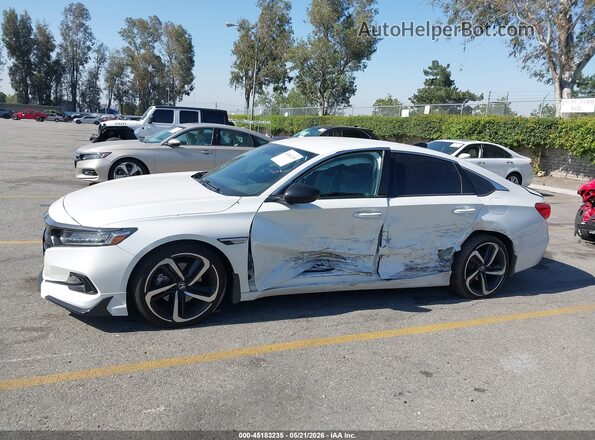 1HGCV1F32MA046940 2021 HONDA ACCORD White 