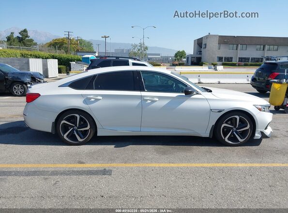 1HGCV1F32MA046940 2021 HONDA ACCORD White 