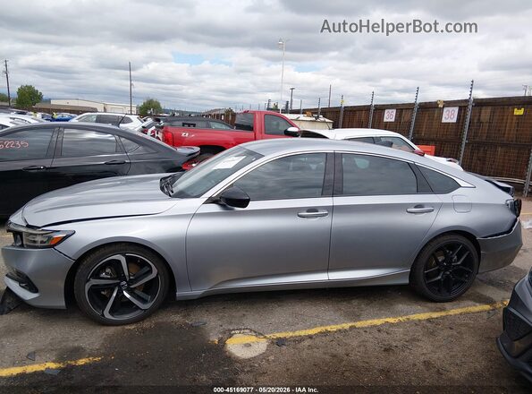 1HGCV1F32MA078402 2021 HONDA ACCORD Gray Vista interior de 360 grados