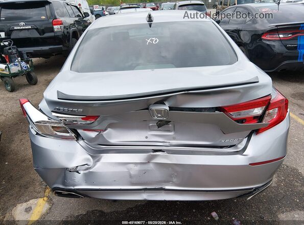 1HGCV1F32MA078402 2021 HONDA ACCORD Gray Vista frontal