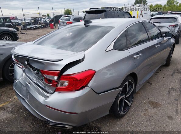 1HGCV1F32MA078402 2021 HONDA ACCORD Gray Trasero derecho