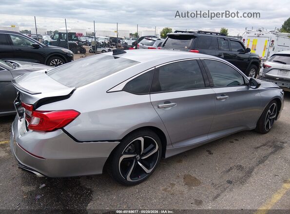 1HGCV1F32MA078402 2021 HONDA ACCORD Gray Vista interior trasera