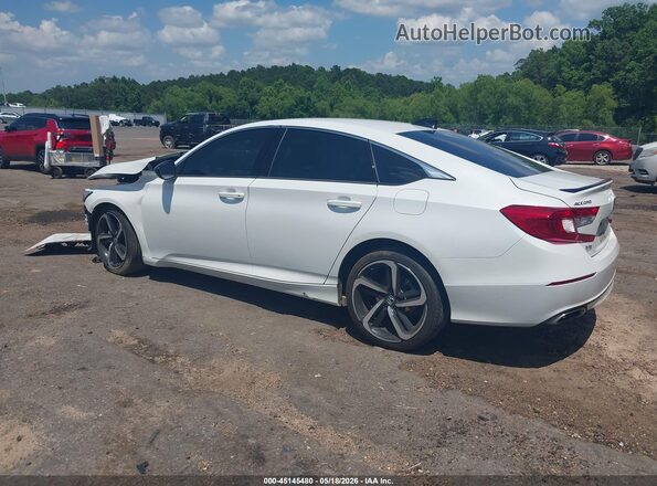 1HGCV1F32MA098567 2021 HONDA ACCORD White Tył lewy
