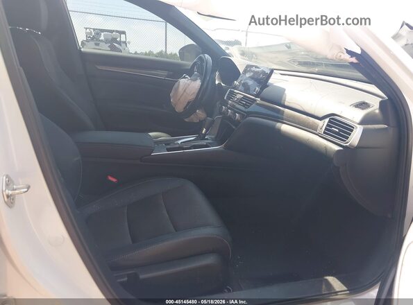 1HGCV1F32MA098567 2021 HONDA ACCORD White Widok wnętrza z przodu