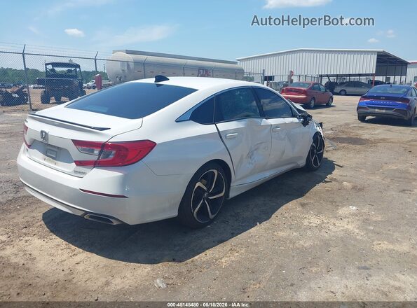 1HGCV1F32MA098567 2021 HONDA ACCORD White Tył prawy