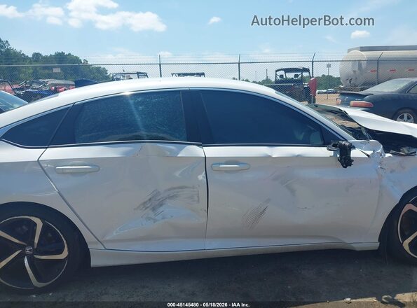 1HGCV1F32MA098567 2021 HONDA ACCORD White Widok wnętrza 360 stopni