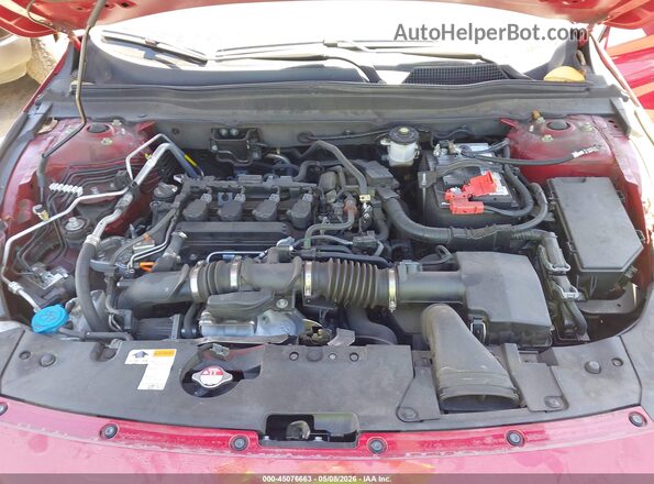 1HGCV1F32MA101435 2021 HONDA ACCORD Red Հետևի տեսք