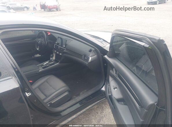 1HGCV1F33KA002636 2019 HONDA ACCORD Black Սալոնի դիմացի տեսք