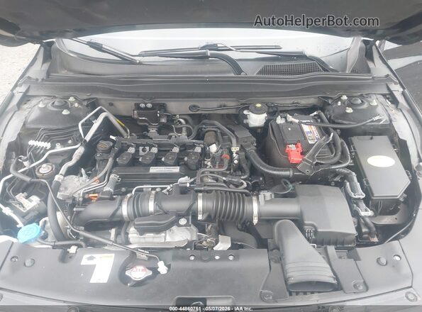 1HGCV1F33KA002636 2019 HONDA ACCORD Black Հետևի տեսք