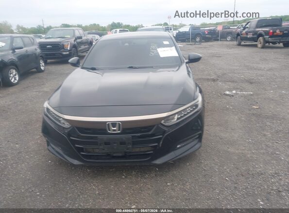 1HGCV1F33KA002636 2019 HONDA ACCORD Black Սարքավորումների վահանակի տեսք