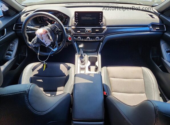 1HGCV1F33KA065851 2019 HONDA ACCORD Black Dashboard view