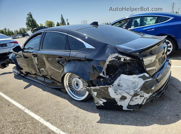 1HGCV1F33KA065851 2019 HONDA ACCORD Black Rear left