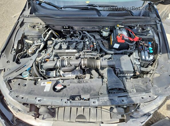 1HGCV1F33KA065851 2019 HONDA ACCORD Black Rear interior view