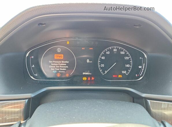 1HGCV1F33KA065851 2019 HONDA ACCORD Black Instrument cluster view