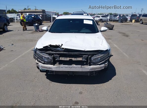 1HGCV1F33KA069611 2019 HONDA ACCORD Белый Вид спереди
