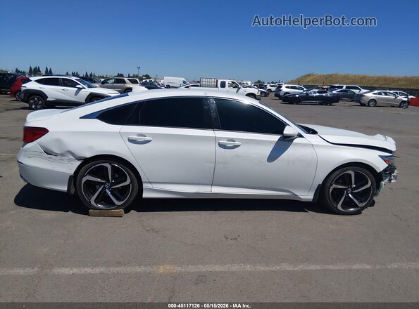 1HGCV1F33KA069611 2019 HONDA ACCORD Белый 